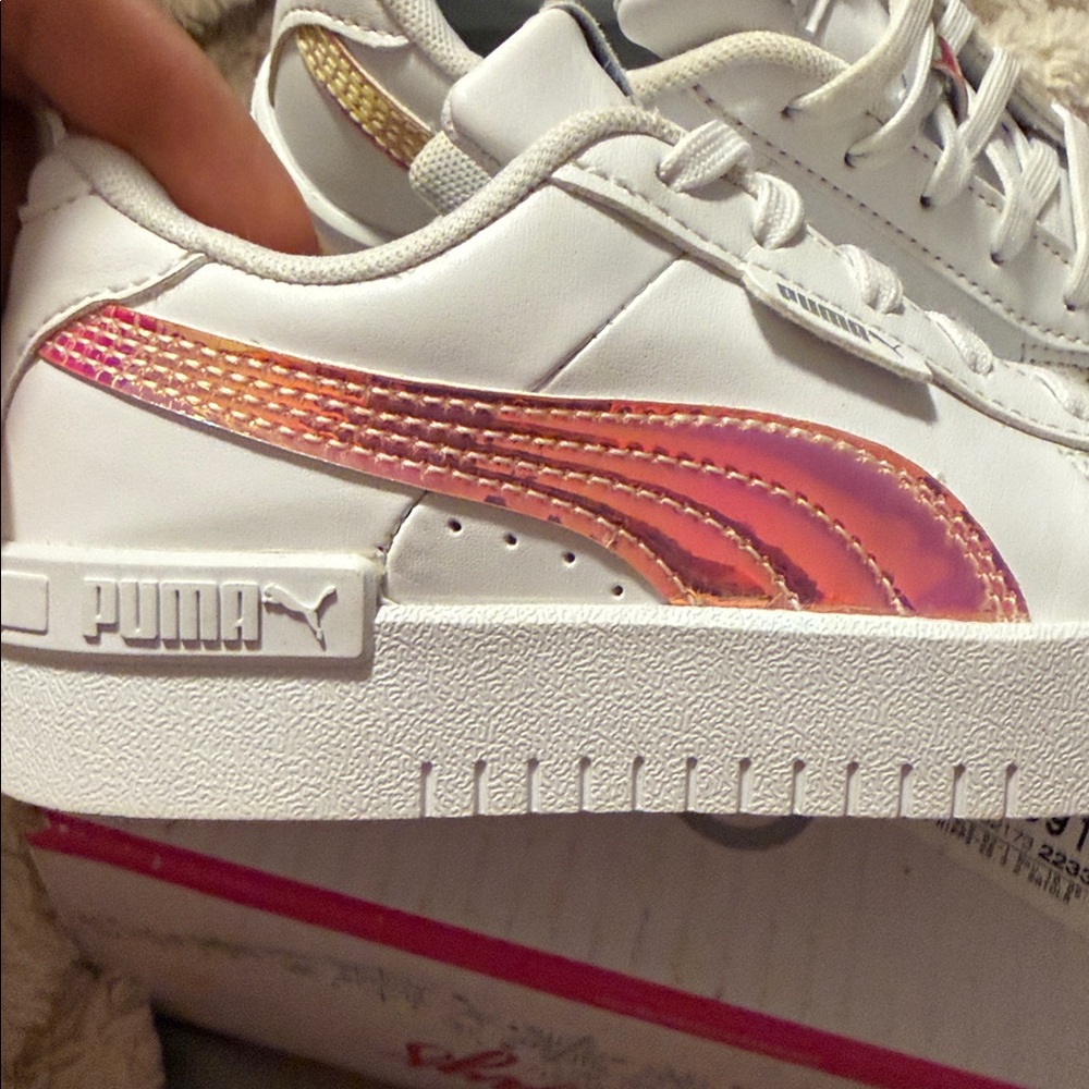 Like New PUMA Jada Holo PS Girls' Toddler Sneaker(Size 12C) - Picture 2 of 8